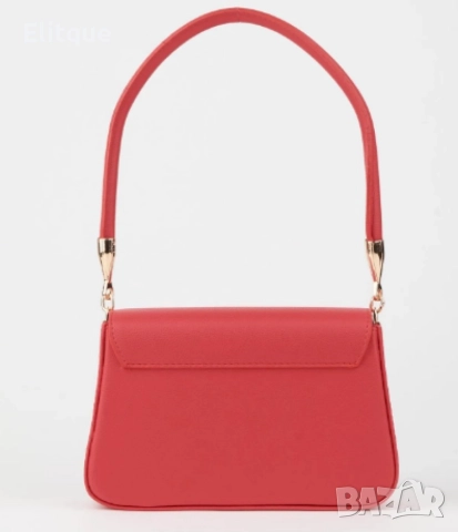 Малка дамска кожена чанта с тик-так закопчаване, снимка 7 - Чанти - 52864360