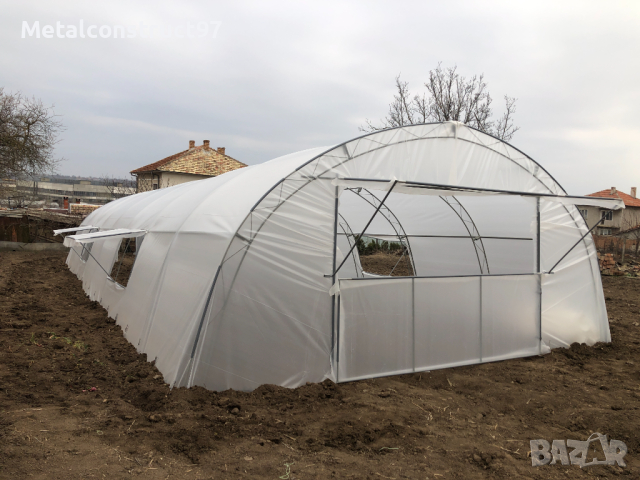 Оранжерии “Металконструкт97” / Оранжерия с Израелски полиетилен.(4,6,8 метра ширини), снимка 8 - Оранжерии - 43818072