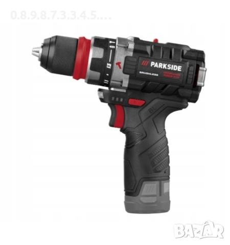 акумулаторен ударен винтоверт бормашина на Парксайд 12В Parkside PSBSAB 12V A1 в гаранция, снимка 7 - Винтоверти - 52935025