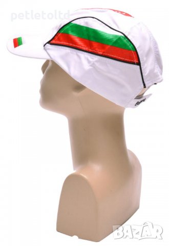 Шапка с козирка, декорирана с цветовете на българското знаме и надпис - България. Регулируема лента , снимка 4 - Спортна екипировка - 36861999