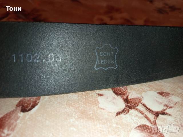 LLOYD Оригинал Нов Мъжки Колан Изцяло от Естествена Кожа 115см., снимка 7 - Колани - 52777229