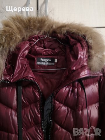 Дамско яке с качулка от естествен косъм, снимка 8 - Якета - 39508497