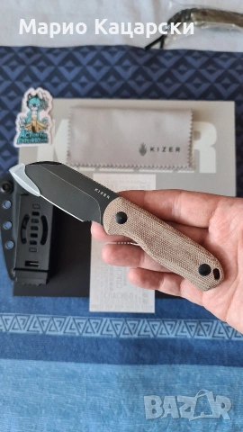 Kizer drop bear fix Azo дизайн., снимка 15 - Ножове - 53979210
