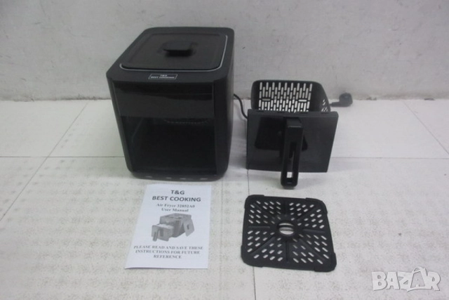 Air Fryer 32852A Две в 1/ 4.3L + top grill - 1500W (NEW), снимка 12 - Други - 52030379