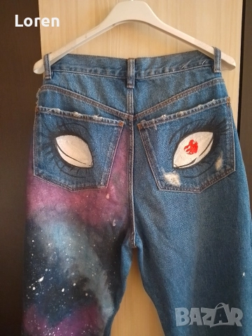 Чудни и много интересни дамски дънки , снимка 9 - Дънки - 52722744