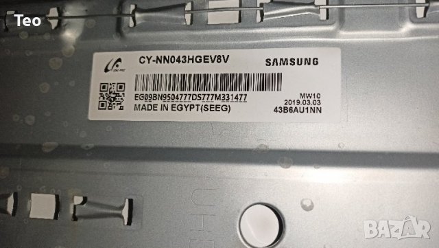 Main Board BN41-02703A BN94-14180H от Samsung UE43RU7179UXZG, снимка 4 - Части и Платки - 44343219