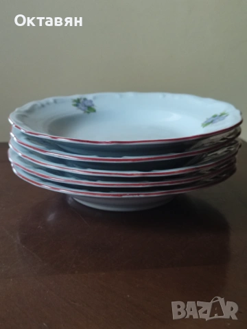 Порцеланови чинии дълбоки, снимка 2 - Чинии - 53128476