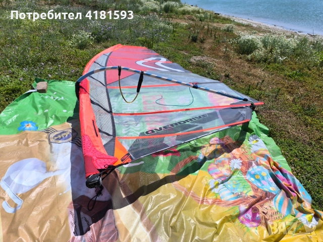 Продавам платно за сърф Северне Overdrive 7.8 мачта 400см 100 карбон, снимка 2 - Водни спортове - 47489849