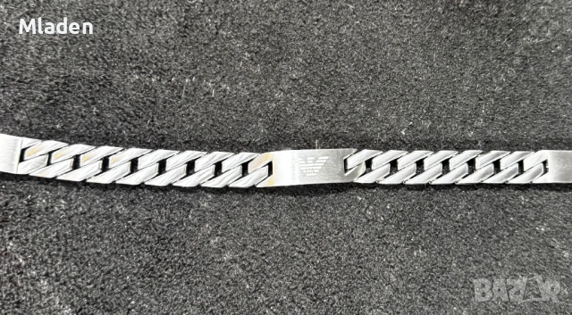 Мъжка гривна Emporio Armani от Медицинско злато