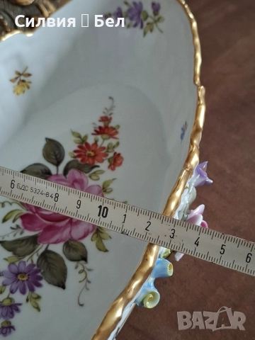 Красива декоративна купа, снимка 10 - Антикварни и старинни предмети - 51918512