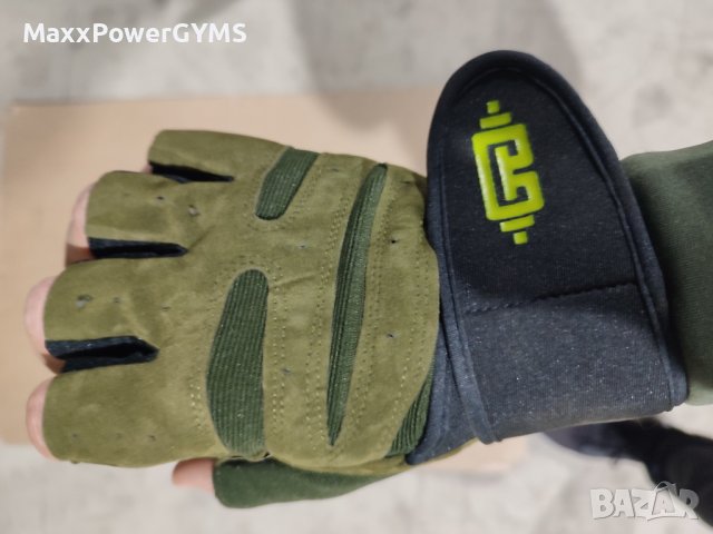 Чисто нови Ръкавици за фитнес Fitness gloves зелени, снимка 3 - Ръкавици - 42824683