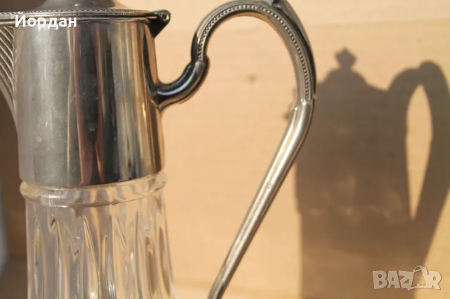 Английска гарафа , снимка 3 - Антикварни и старинни предмети - 47777576