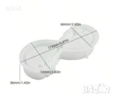 You Me Символ на безкрайност цифра число 8 март силиконов молд форма фондан шоколад смола гипс свещ , снимка 3 - Форми - 47767869