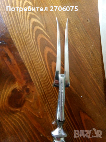 Нож и вилица, снимка 4 - Антикварни и старинни предмети - 36455850