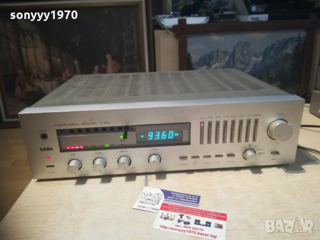 saba rs 930 stereo receiver внос switzerland, снимка 6 - Ресийвъри, усилватели, смесителни пултове - 30123928