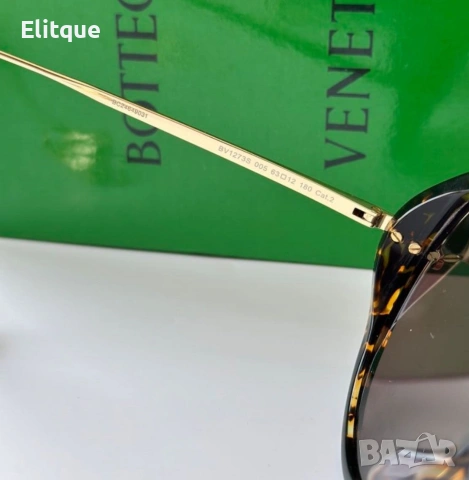 очила с черен обикновен калъф и ув защита bottega veneta , снимка 2 - Слънчеви и диоптрични очила - 53290906