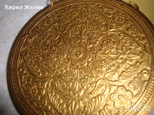 ГОЛЯМА БРОНЗОВА ФЛОРАЛНО ОРНАМЕНТИРАНА ДЕКОРАЦИЯ ПАНО за СТЕНА ИЗКЛЮЧИТЕЛНО КРАСИВО МАЙСТОРСКО 30946, снимка 7 - Декорация за дома - 38129326