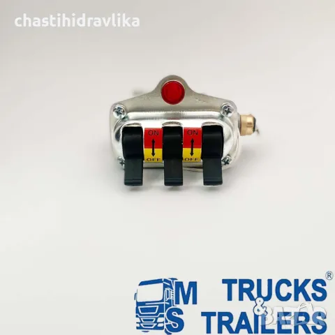 Пневматичен бутон с 3 секции HYVA, снимка 2 - Части - 48625854