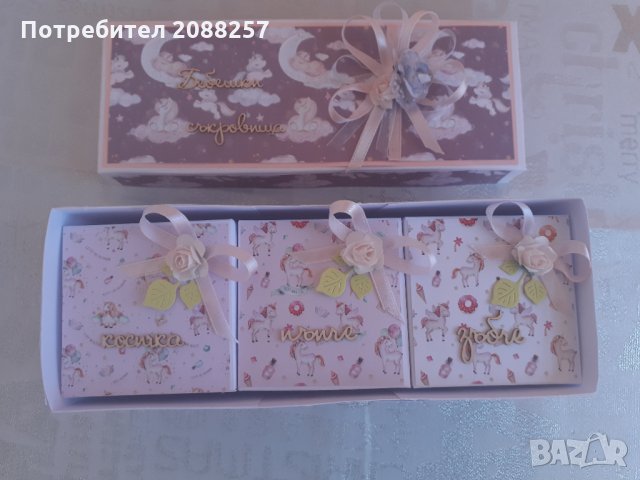Бебешки съкровища, снимка 5 - Подаръци за кръщене - 29453726