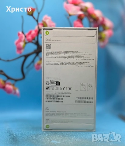 НОВ!!! Apple iPhone 17, 256GB, 5G, Mist Blue + адаптер Apple, снимка 4 - Apple iPhone - 53013845