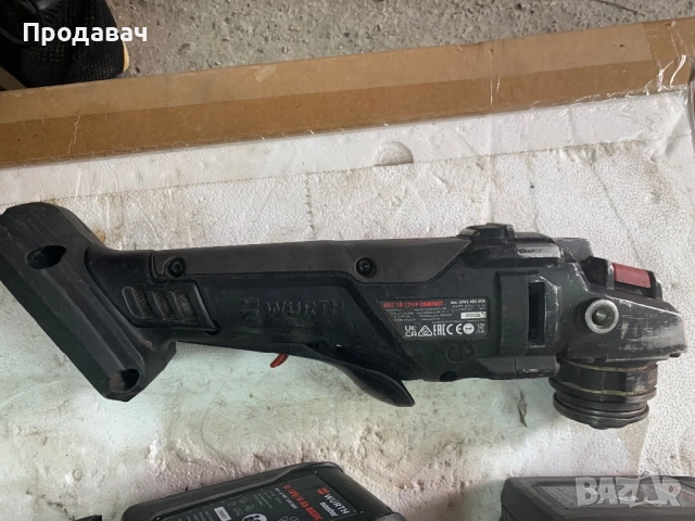 Wurth M-Cube Безчетков сет от перфоратор, ъглошлайф и винтоверт, снимка 10 - Куфари с инструменти - 51493035
