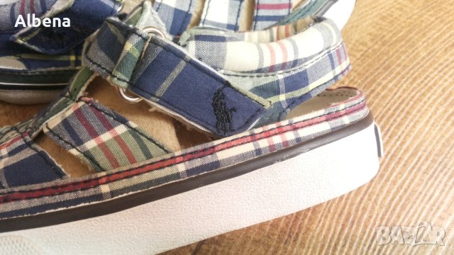 POLO RALPH LAUREN Размер EUR 26,5 / UK 10K детски сандали 150-13-S, снимка 11 - Детски сандали и чехли - 42371017