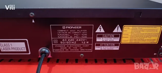 Pioneer PD-106, снимка 6 - Ресийвъри, усилватели, смесителни пултове - 49817286