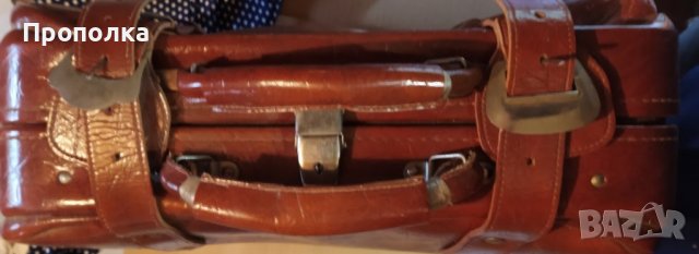 Красиви, впечатляващи, ретро куфар и пътна чанта, снимка 10 - Куфари - 42763967