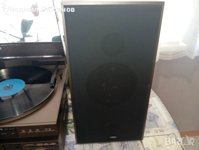 комплект Грамофон,рeсийвър и тонколони Sharp, снимка 3 - Аудиосистеми - 54247974