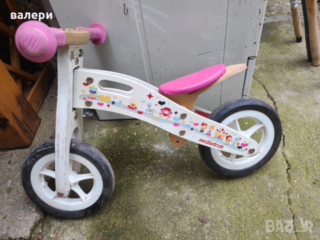 дървено детско колело