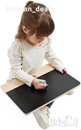 Нова Свободностояща черна дъска Janod дървена играчка писане рисуване, снимка 10 - Образователни игри - 40739022
