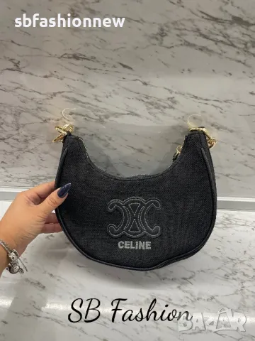 Celine чанта черна, снимка 4 - Чанти - 47570429