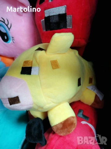 Нова плюшена играчка Майнкрафт крава, снимка 4 - Плюшени играчки - 52859694