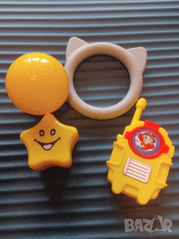 Mushie, paw patrol  и др. играчки за бебе - лот от 4 бр. само за 3 лв. 