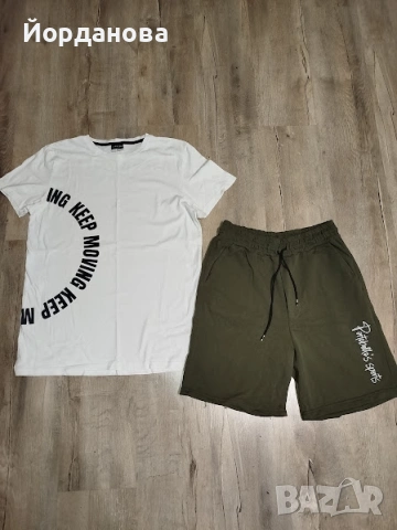 Къси гащи и тениска размер М