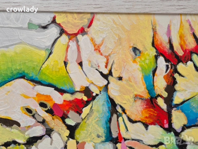 Иван Яхнаджиев Пейзаж къщи 2024г. боди арт 19, снимка 3 - Картини - 54087502