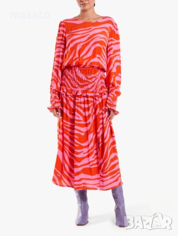 NEVER FULLY DRESSED - розова рокля, снимка 3 - Рокли - 42203619