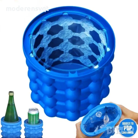 Силиконова форма за лед 2в1 ледарка, снимка 2 - Форми - 50916687