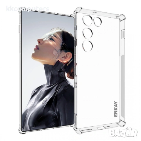 ENKAY HAT PRINCE Прозрачен Калъф за ZTE nubia RedMagic 11 Air 5G - TPU, Подсилени ъгли, Прозрачен