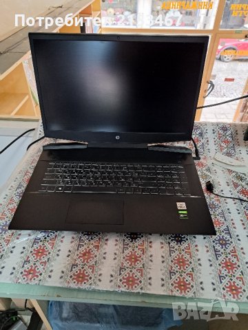 Лаптоп Gaming HP Pavilion 17-cd1005nq, Intel® Core™ i5-10300H, 17.3",, снимка 2 - Лаптопи за работа - 44369132