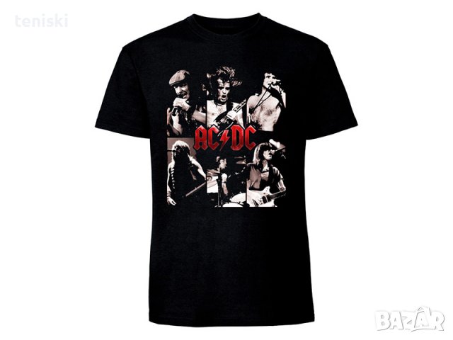  Рок тениска AC/DC Модели и размери , снимка 4 - Тениски - 32306912