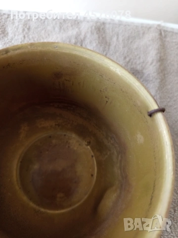 бронзова фигура " делфин" и две кашпи, снимка 5 - Декорация за дома - 53888659