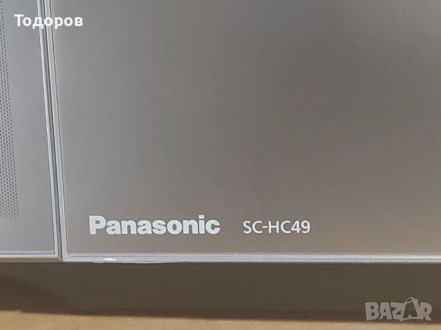 Panasonic SC-HC49,CD, USB, Bluetooth, Docking iPhone lightning, Сребрист, снимка 13 - Радиокасетофони, транзистори - 51715638