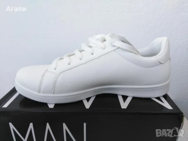 Мъжки кожени обувки маратонки № 42 чисто нови, снимка 4 - Маратонки - 48380413