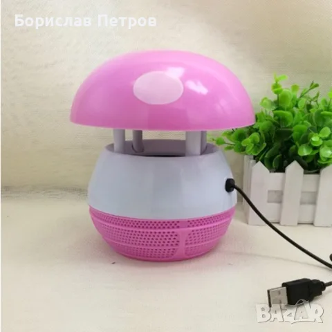 Лампа против комари с USB за дома и детската стая TV312, снимка 5 - Средства против насекоми, гризачи и вредители - 55767424