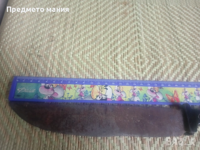 Масивен стар нож за реставрация – Солидна стомана, снимка 2 - Ножове - 54015166