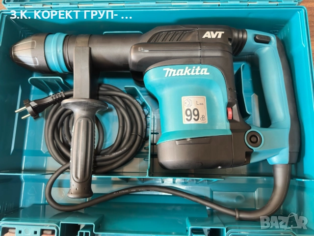 НОВ Електрически къртач Makita HM0871C,8.1 J, 1100 W, Гаранция, снимка 9 - Други инструменти - 52904870