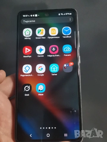 Samsung Galaxy A52s 5G 8/128, калъф, зарядно и кабел, снимка 3 - Samsung - 54326472