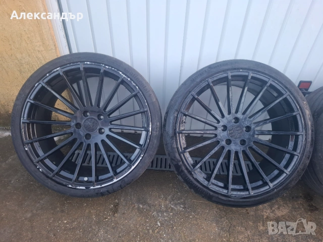 Джанти 22 цола 22x11.5J ET38 с гуми Continental 335/25 ZR22 – 4 броя - свалени от BMW X5, снимка 3 - Гуми и джанти - 54341568