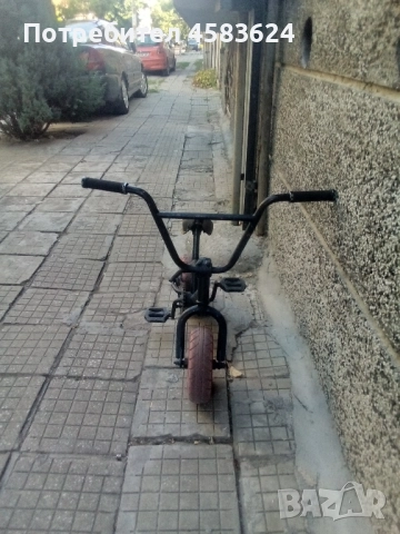 Mini bmx черно , червено и синьо, снимка 1